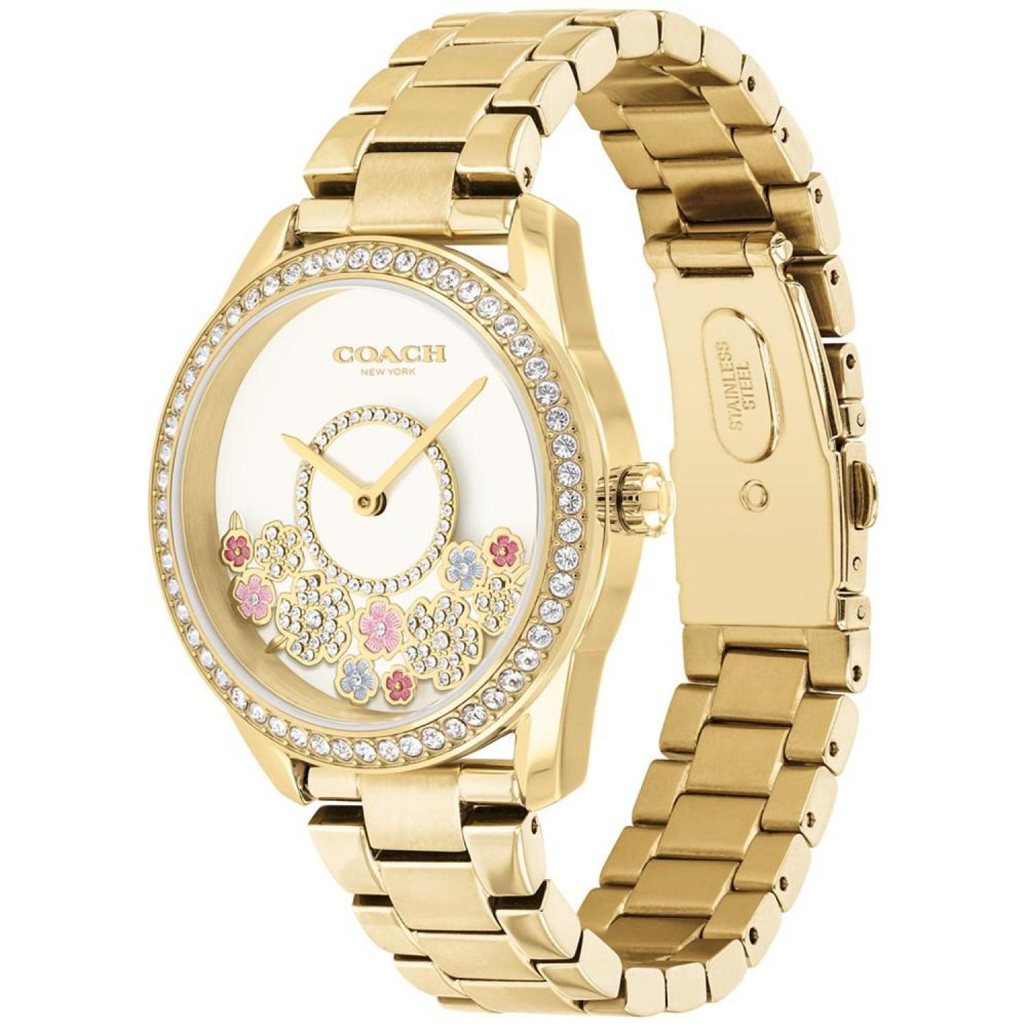 Women's Preston Gold-Tone Bracelet Tea Rose Watch 36mm