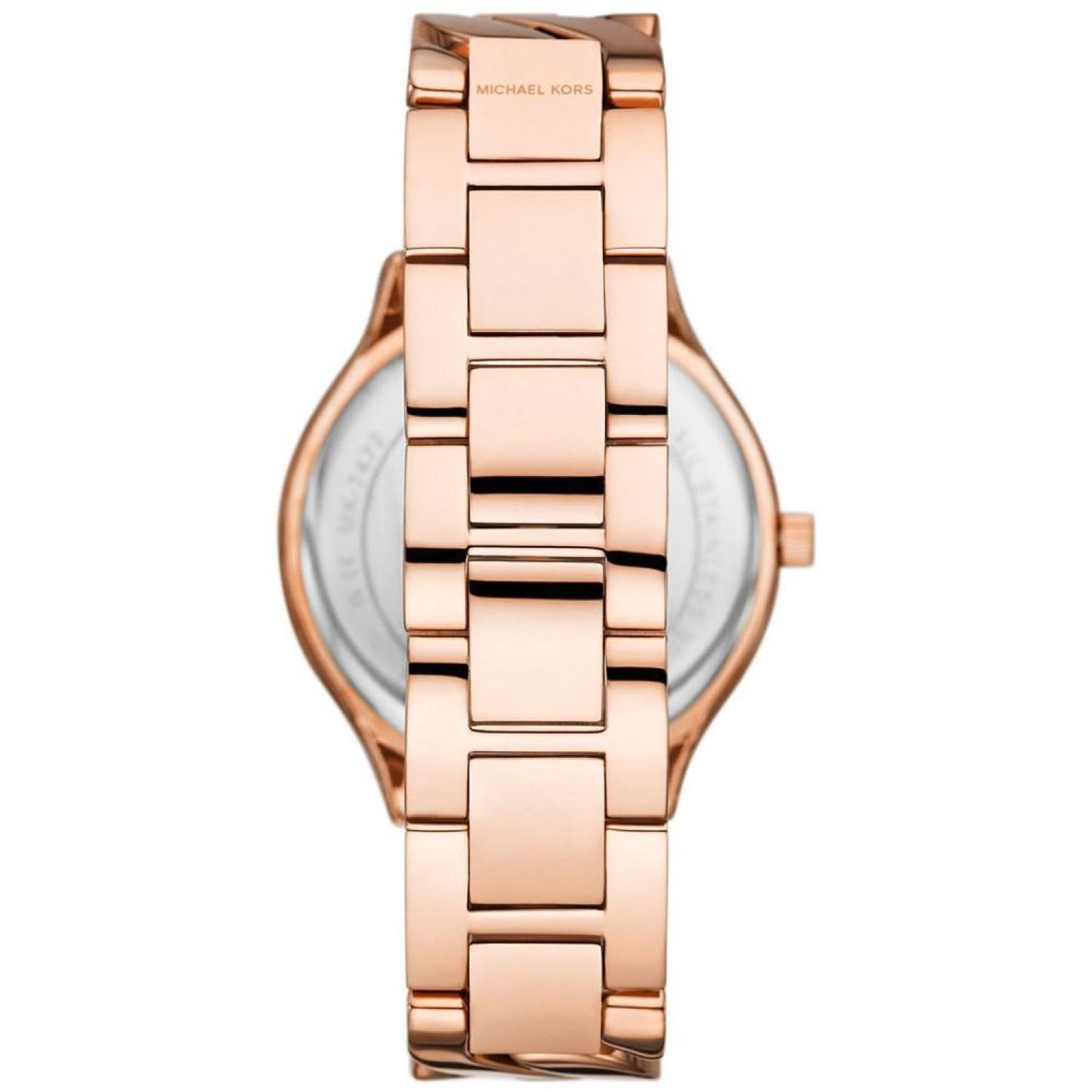 Women's Slim Runway Three-Hand Rose Gold-Tone Stainless Steel Watch 38mm