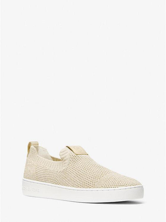 Juno Metallic Stretch Knit Slip-On Sneaker