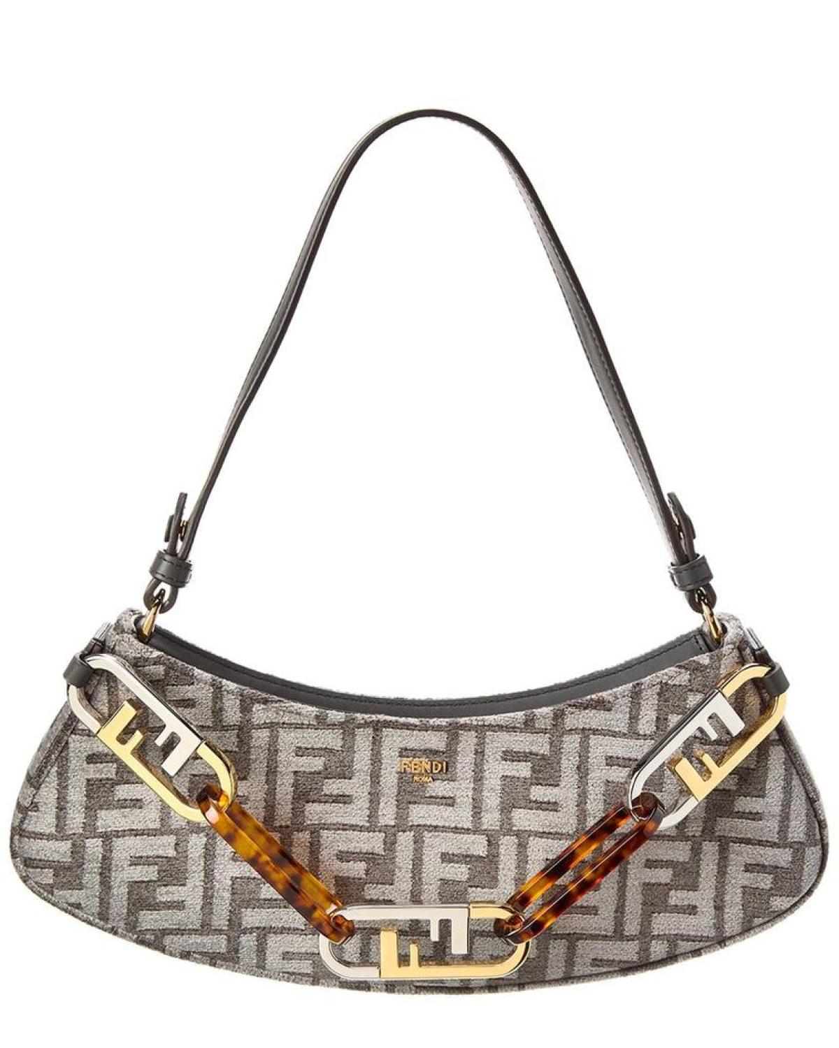 FENDI FF O'Lock Swing Shoulder Bag