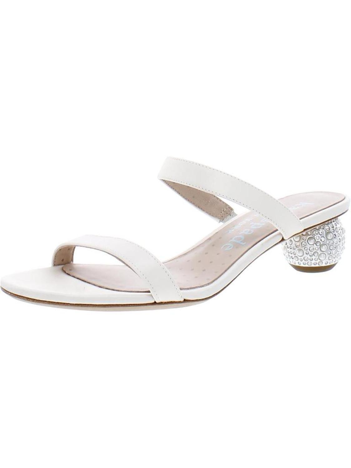 Palm Springs Womens Satin Embellished Heels