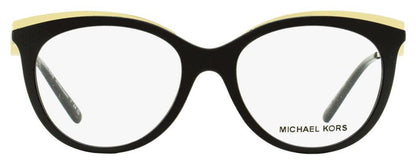 Michael Kors Women's Ajaccio Eyeglasses MK4089U 3005 Black/Gold 51mm