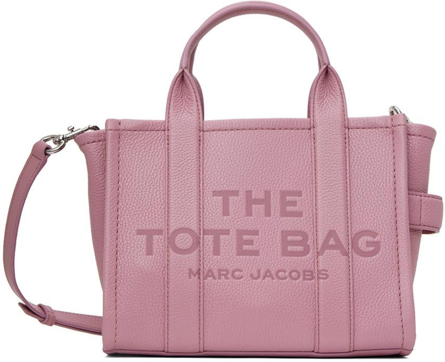 Pink 'The Leather Small' Tote