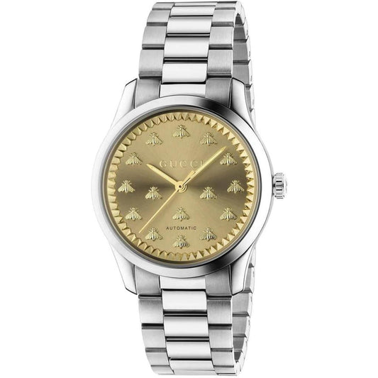 Gucci Men's G-Timeless Gold Dial Watch