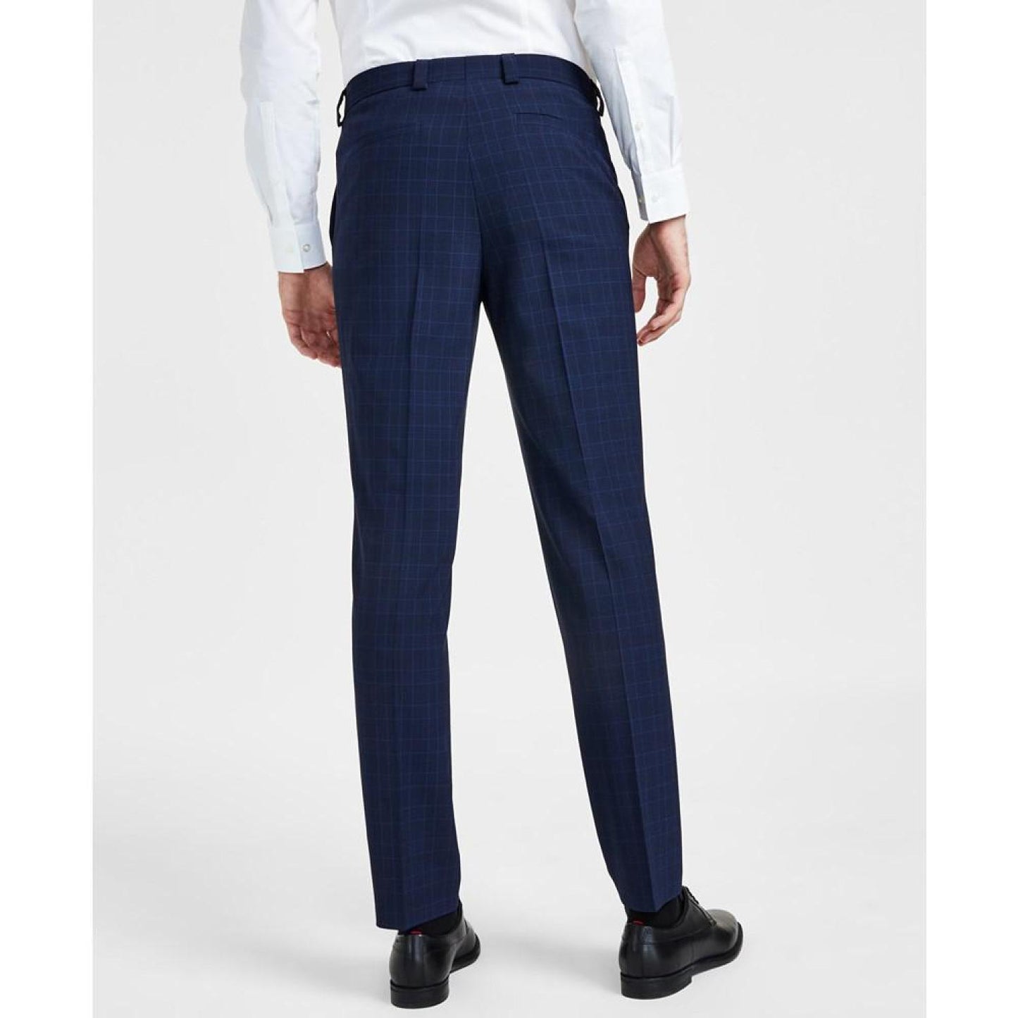 Men's Modern-Fit Wool Suit Pants