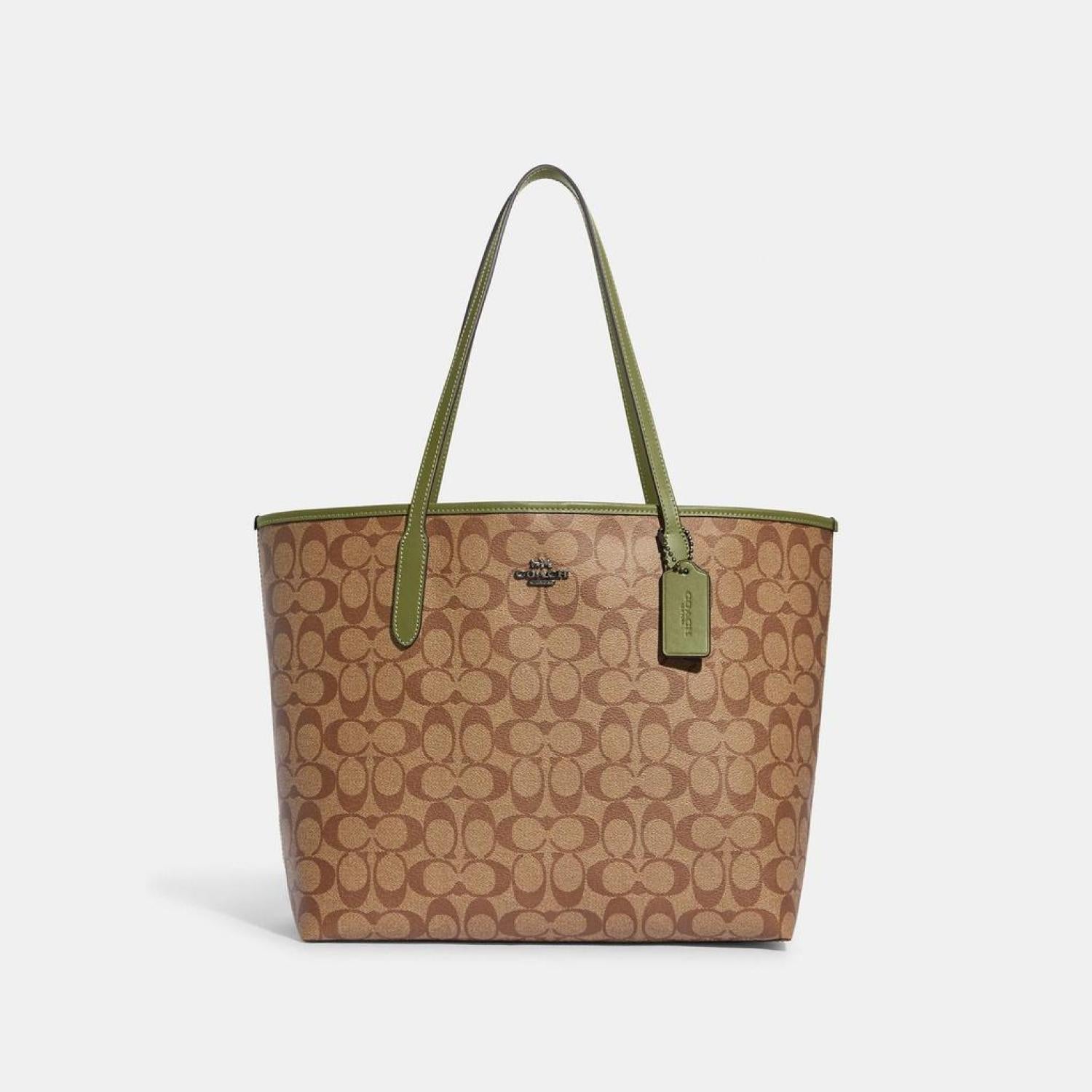 Coach signature city on sale tote