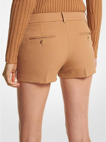 Samantha Wool Gabardine Shorts