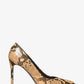 Gretel Python Embossed Leather Pump