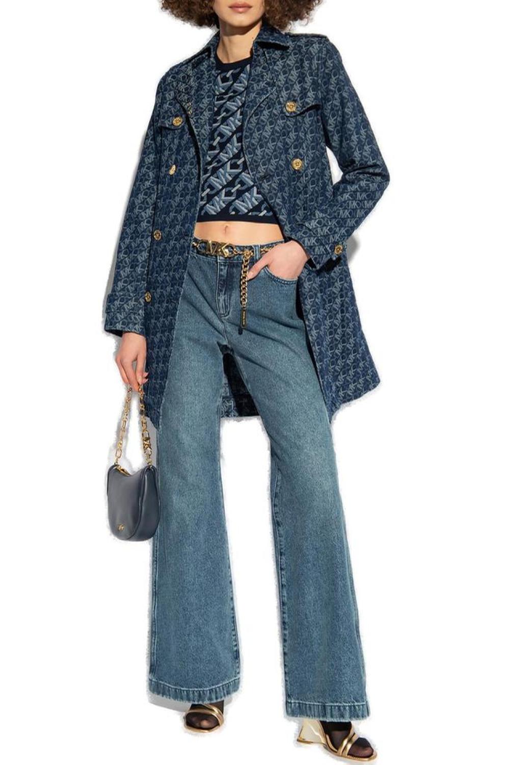 Michael Michael Kors Denim Trench Coat