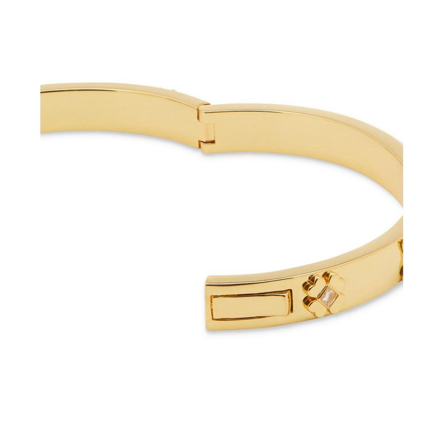 Gold-Tone Heritage Bloom Bangle Bracelet