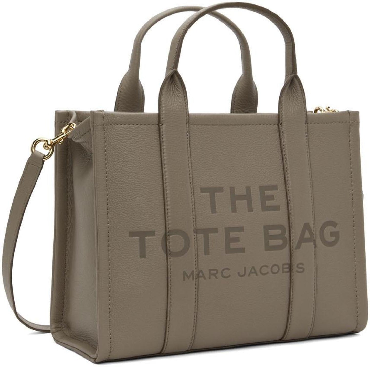 Taupe 'The Leather Small Tote Bag' Tote