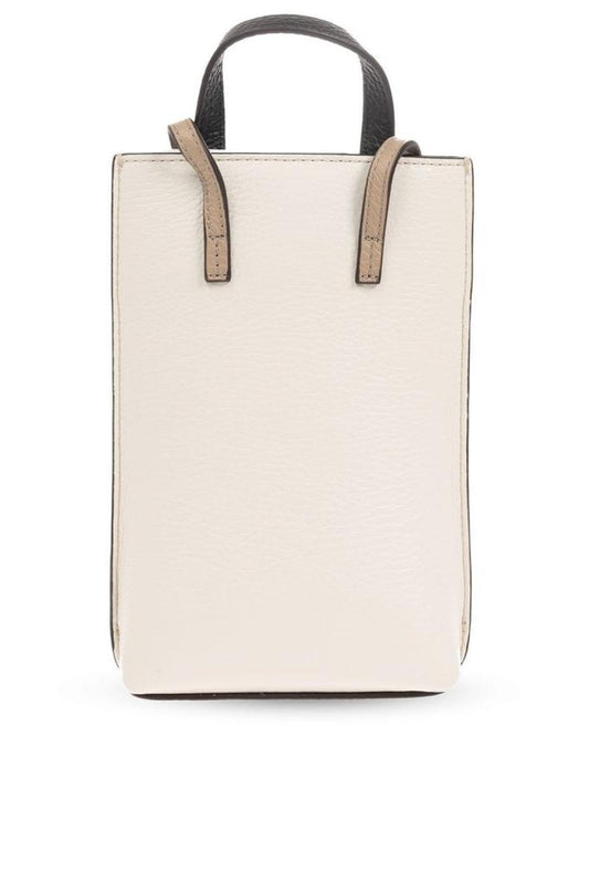 Furla Camelia Logo Debossed Vertical Shoulder Bag