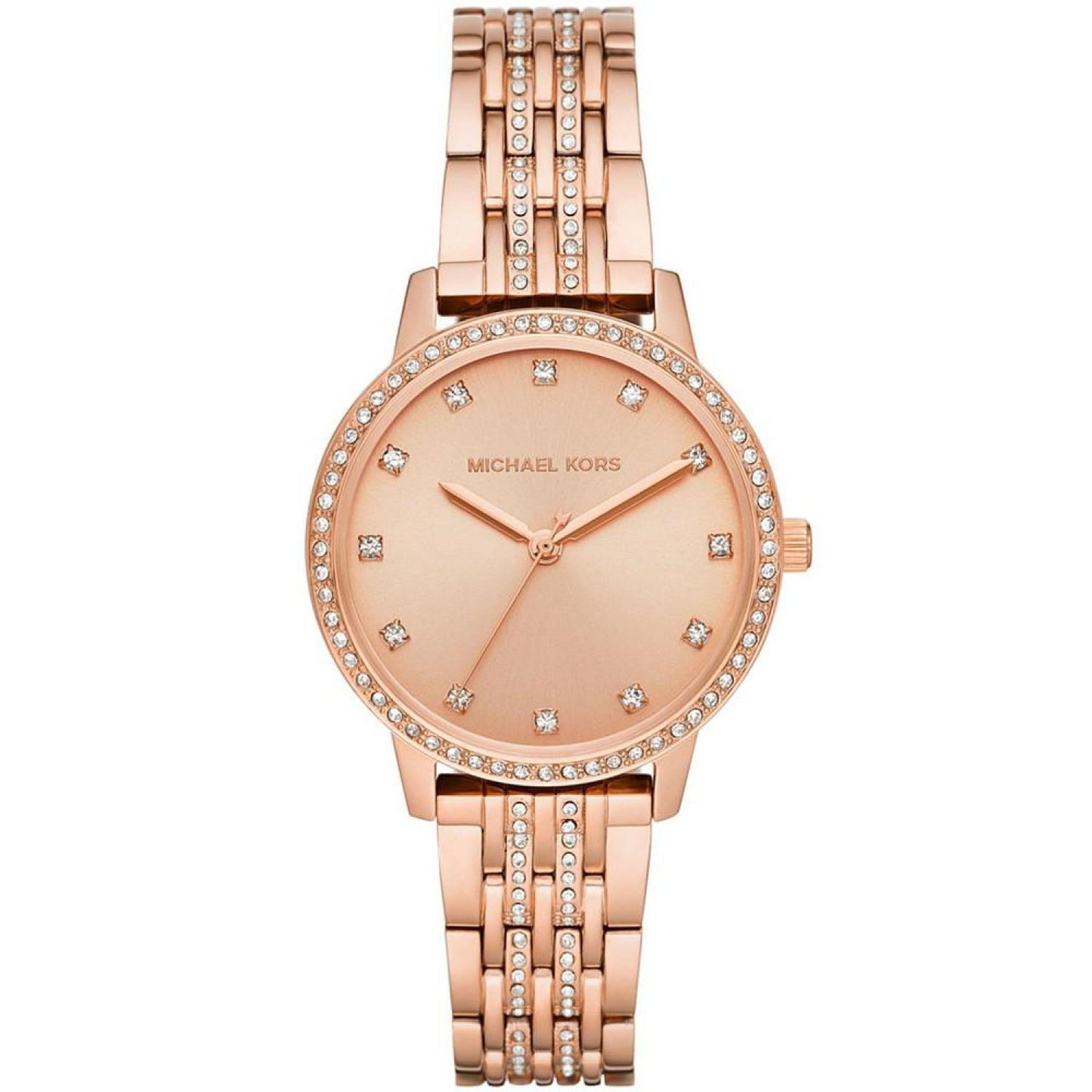 Women's Melissa Rose Gold-Tone Stainless Steel Bracelet Watch 35mm