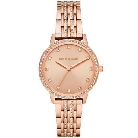 Women's Melissa Rose Gold-Tone Stainless Steel Bracelet Watch 35mm