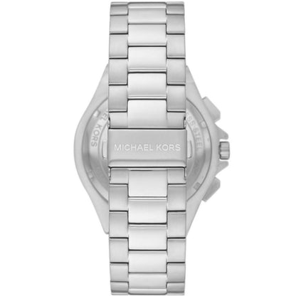 Men's Lennox Chronograph Silver-Tone Stainless Steel Bracelet Watch