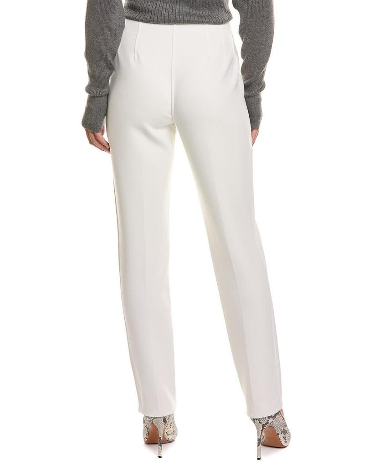 Michael Kors Collection Wool-Blend Cigarette Pant