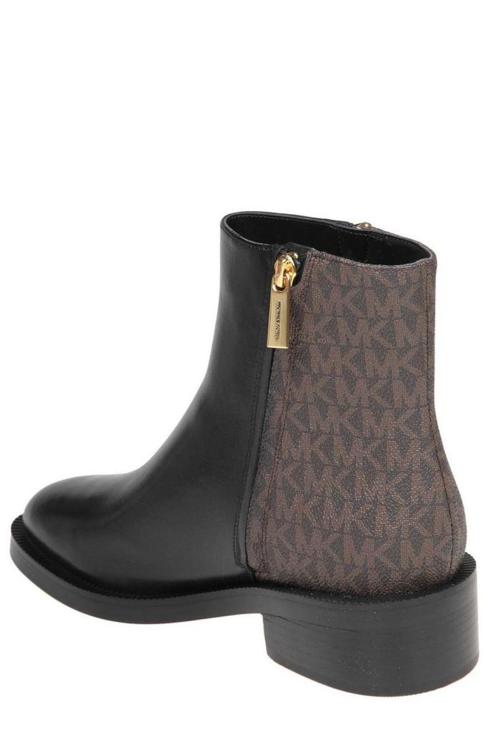 Michael Michael Kors Regan Monogram Printed Zipped Boots