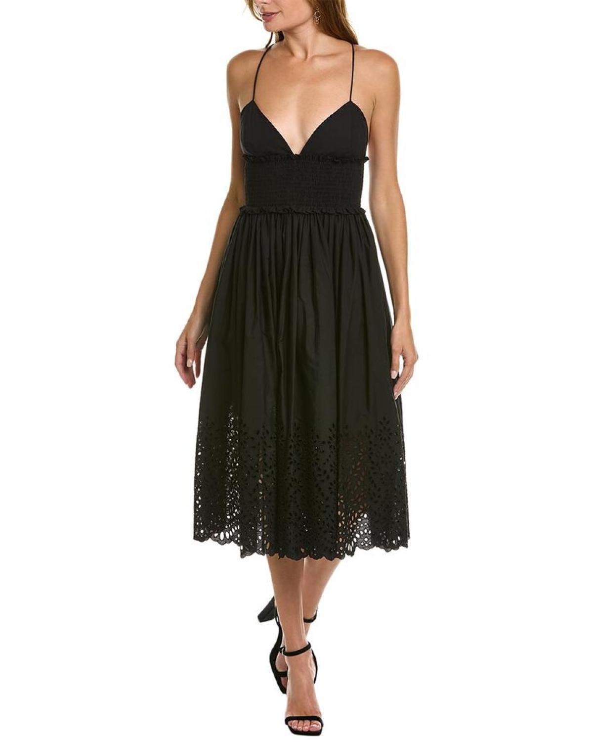 Michael Kors Eyelet Poplin Dance Dress