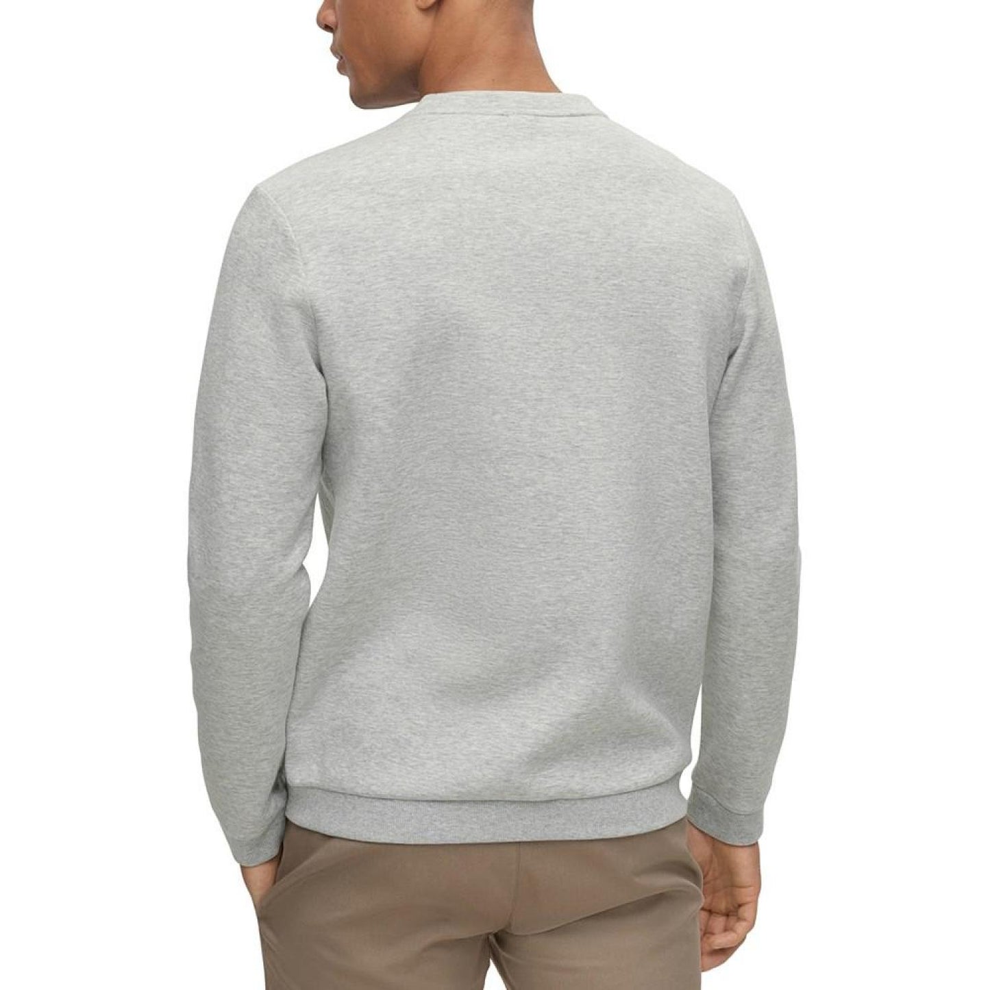 Men's Curved Logo Regular-Fit Sweatshirt