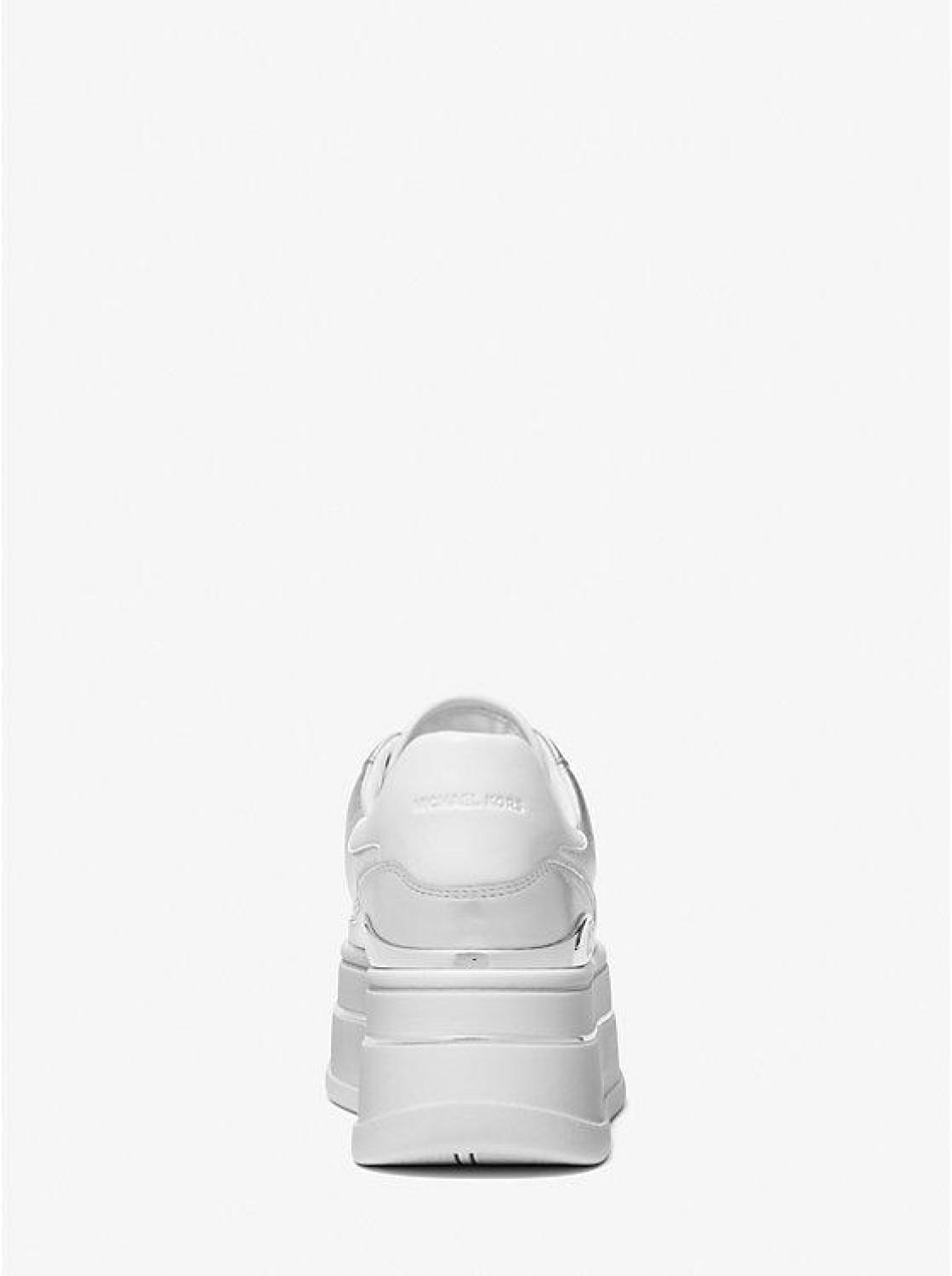 Hayes Metallic Leather Platform Sneaker