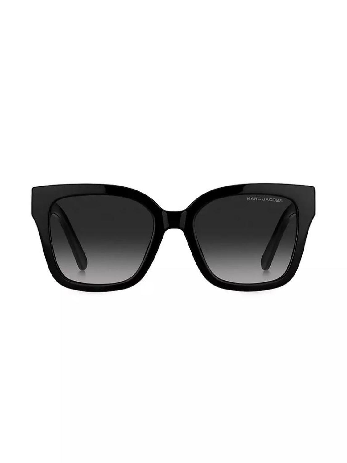 53MM Square Logo Sunglasses