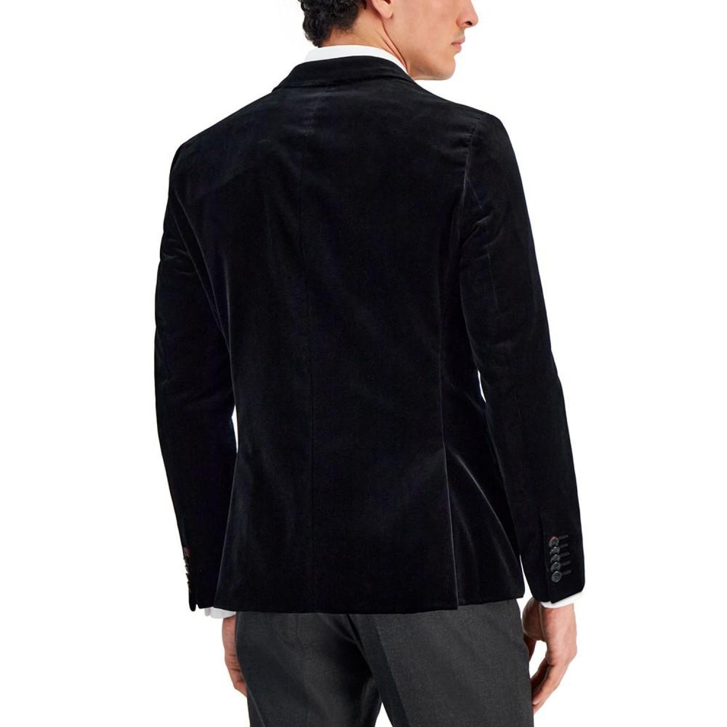 Men's Modern-Fit Velvet Dinner Jacket