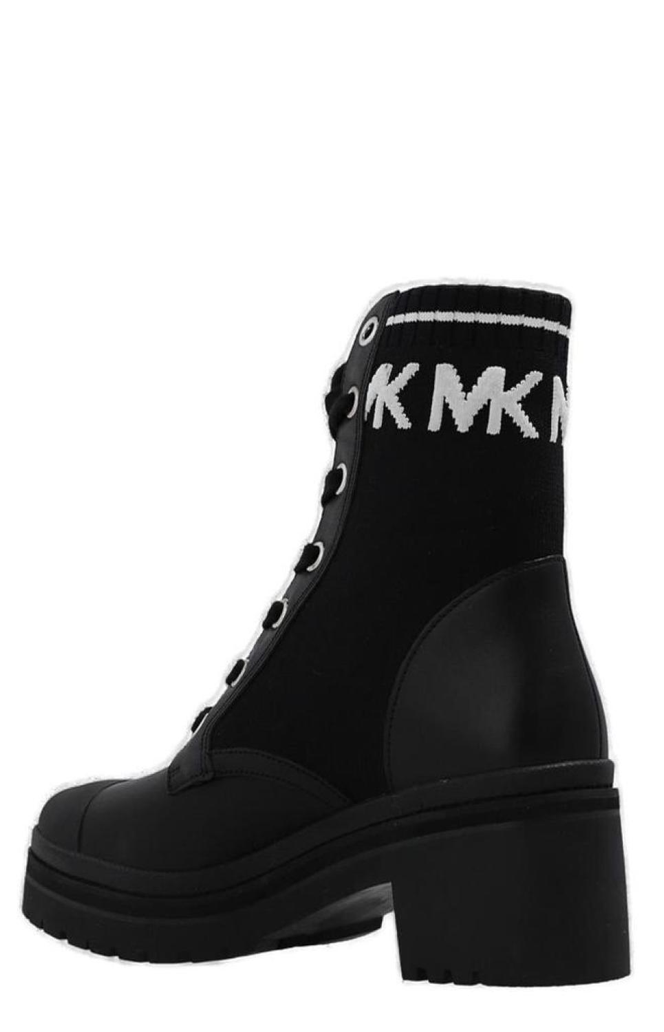 Michael Kors Sock-Panelled Lace-Up Boots