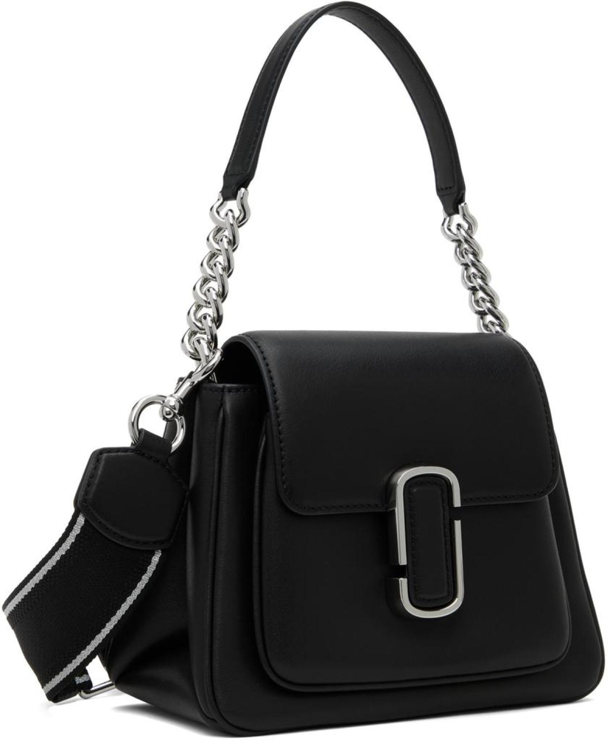 Black 'The J Marc Chain Mini' Satchel