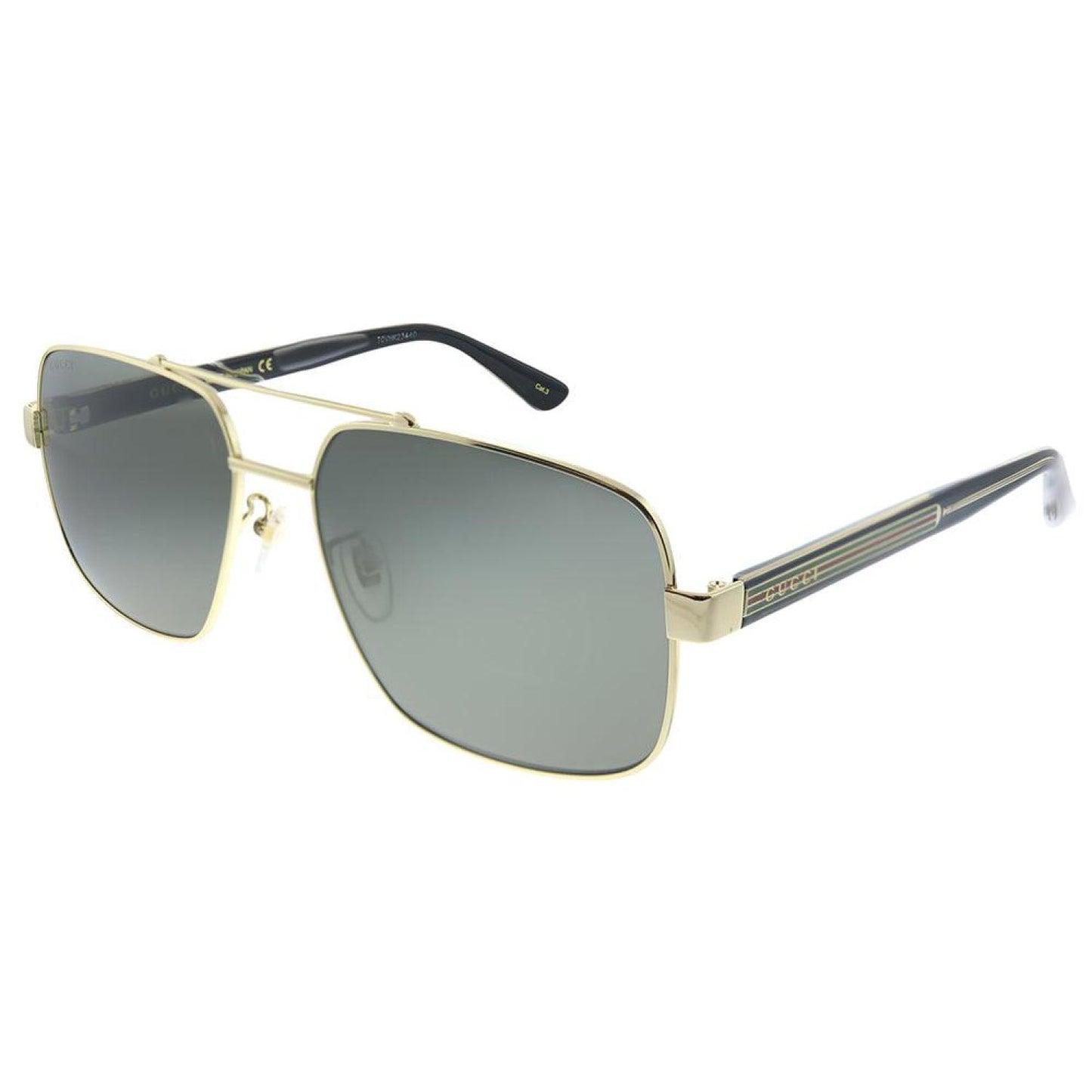 Gucci  GG 0529S 001 Unisex Aviator Sunglasses