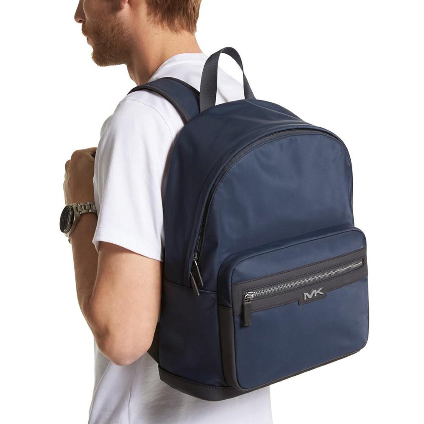 Men's Malone Adjustable Solid Nylon Backpack