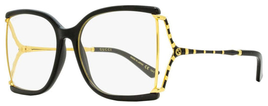 Gucci Women's  Sunglasses GG0592S 001 Black/Gold 60mm