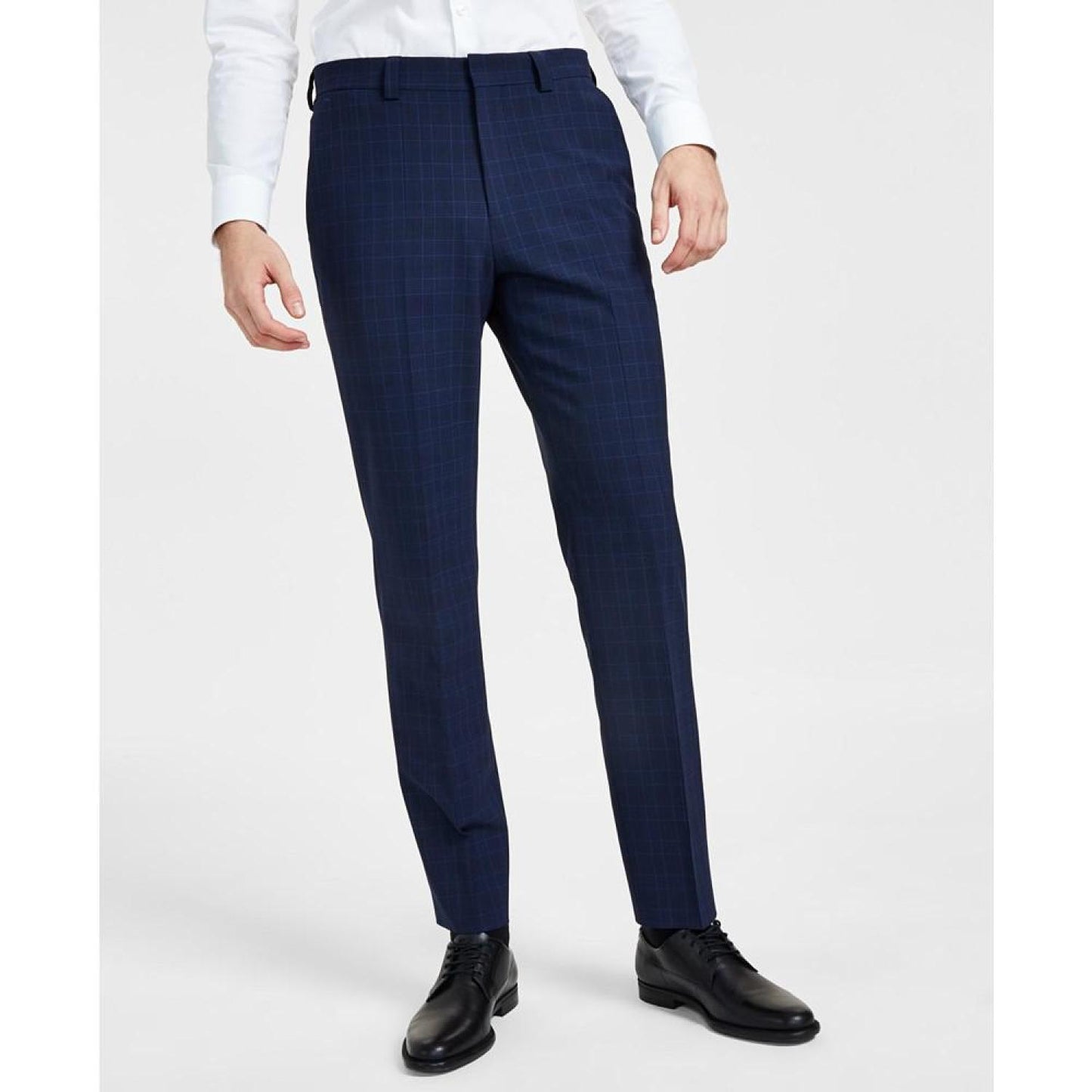 Men's Modern-Fit Wool Suit Pants