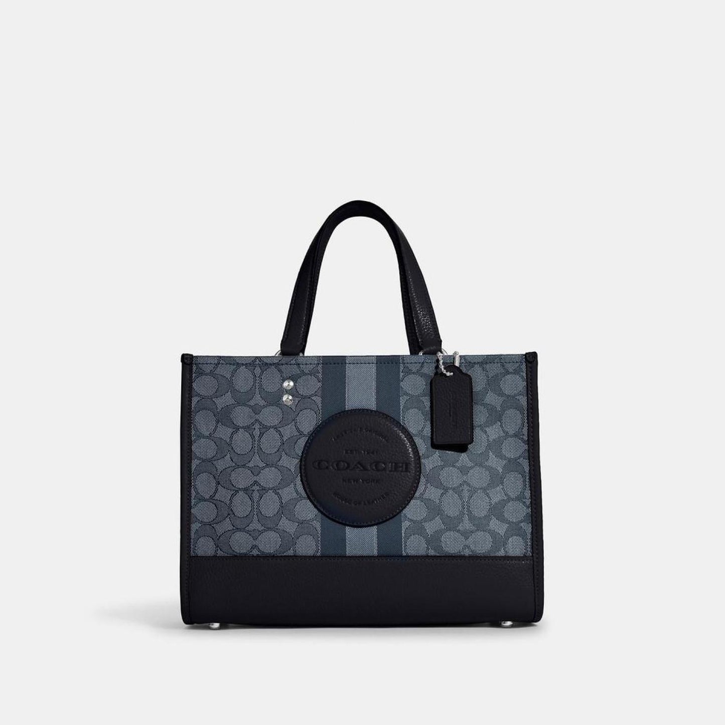 Coach Outlet Dempsey Carryall In Signature Jacquard With Stripe And Coach Patch