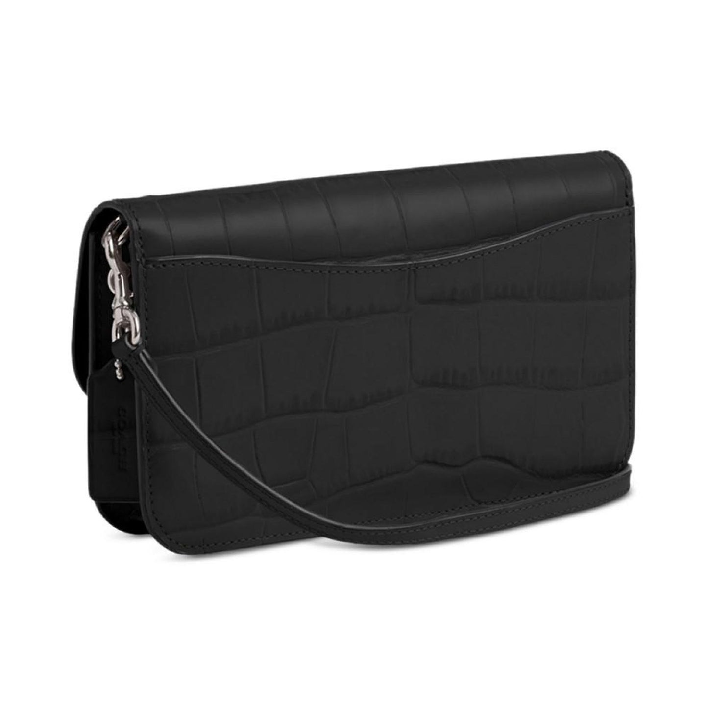 Embossed Croc Leather Hayden Crossbody