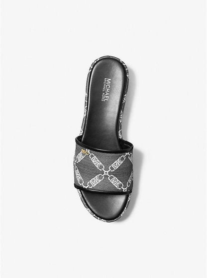 Ember Empire Logo Jacquard Platform Sandal