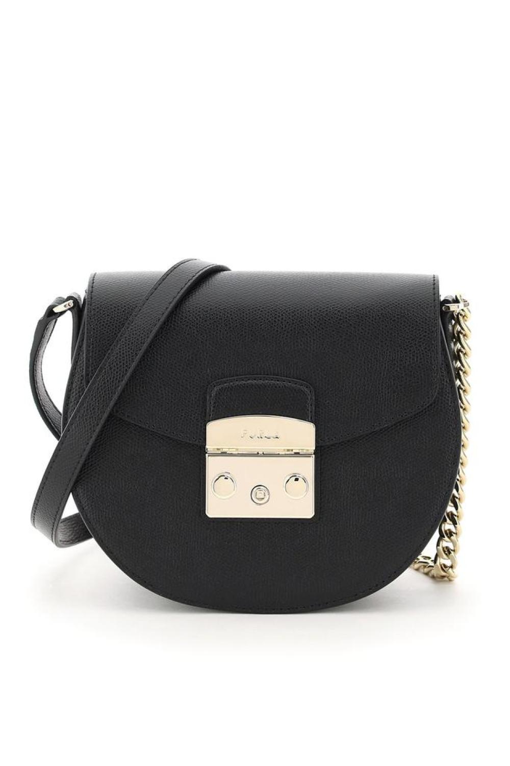 Furla Metropolis Logo Engraved Crossbody Bag