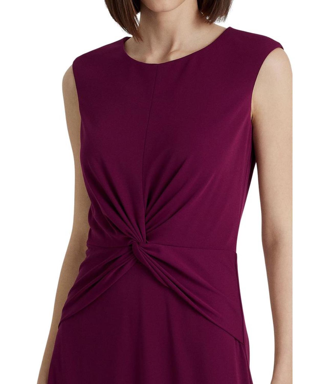 Twist Front Jersey Dress