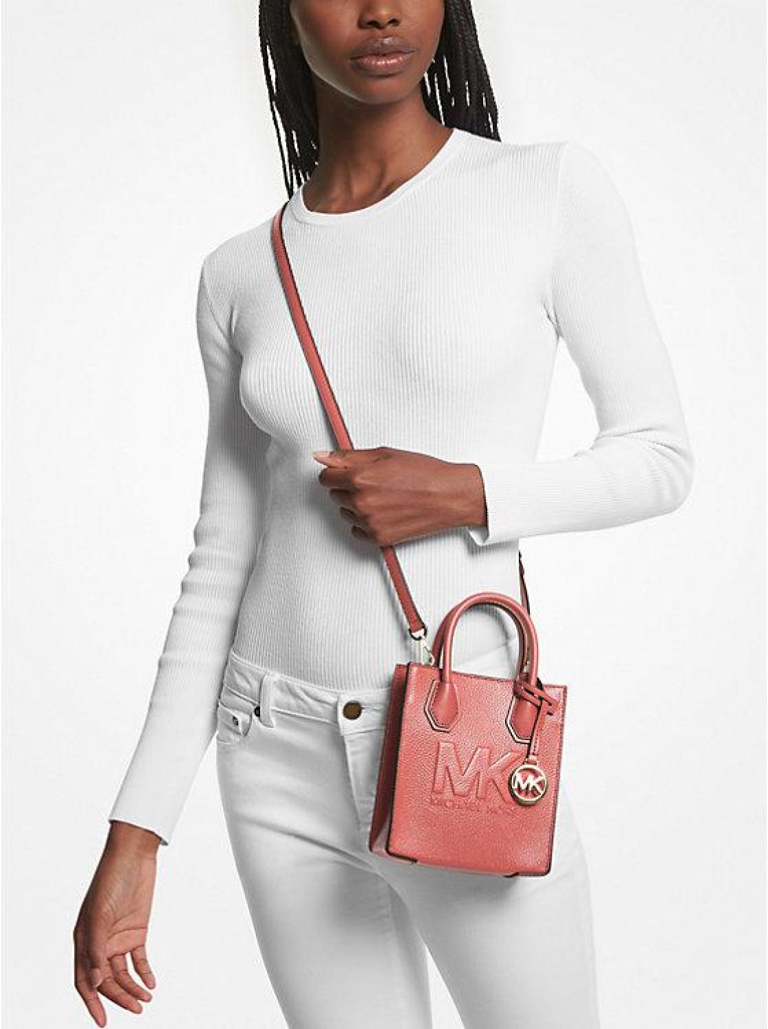 Mercer Extra-Small Pebbled Leather Crossbody Bag