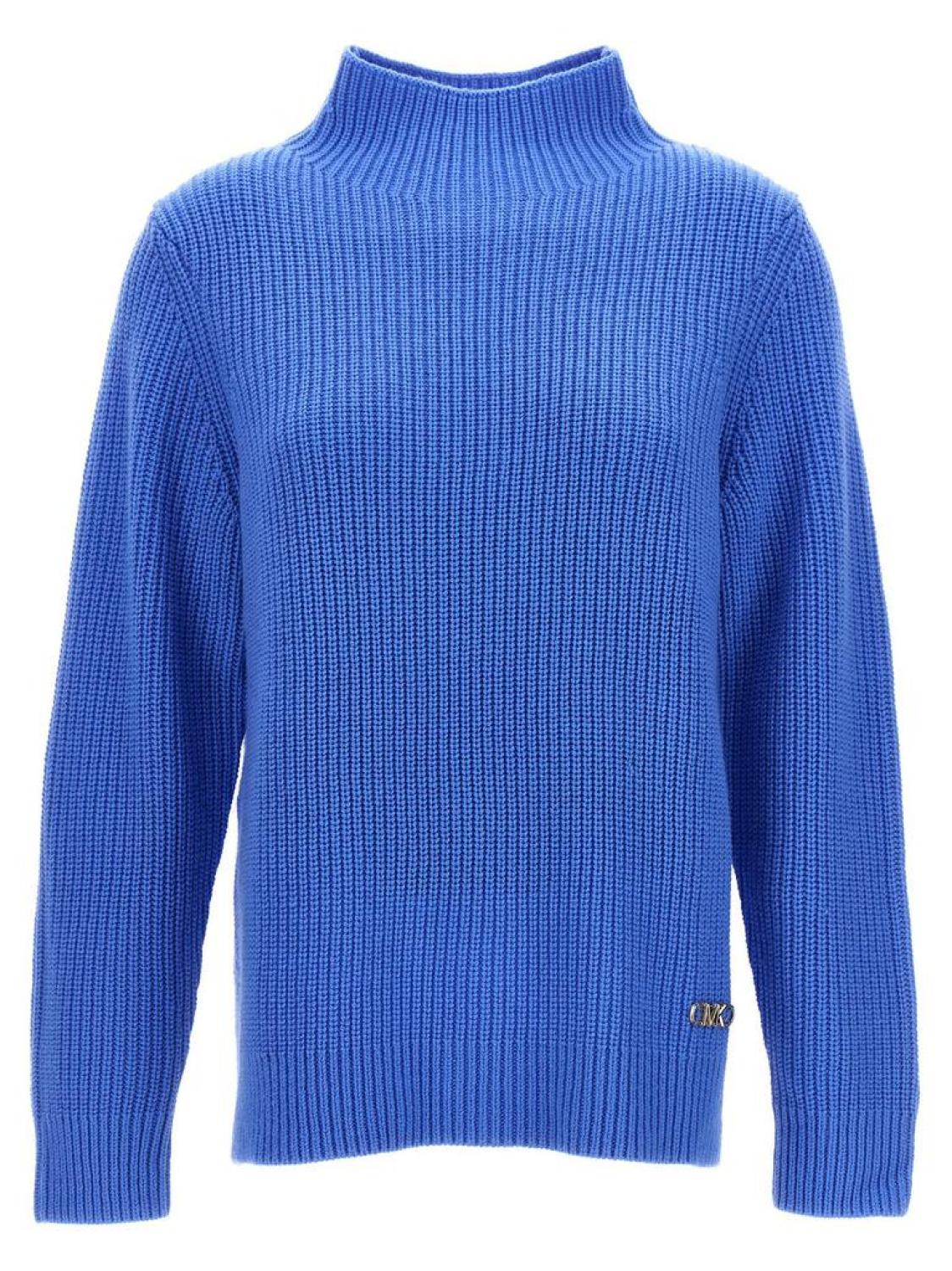 Michael Michael Kors Logo Plaque High Neck Jumper