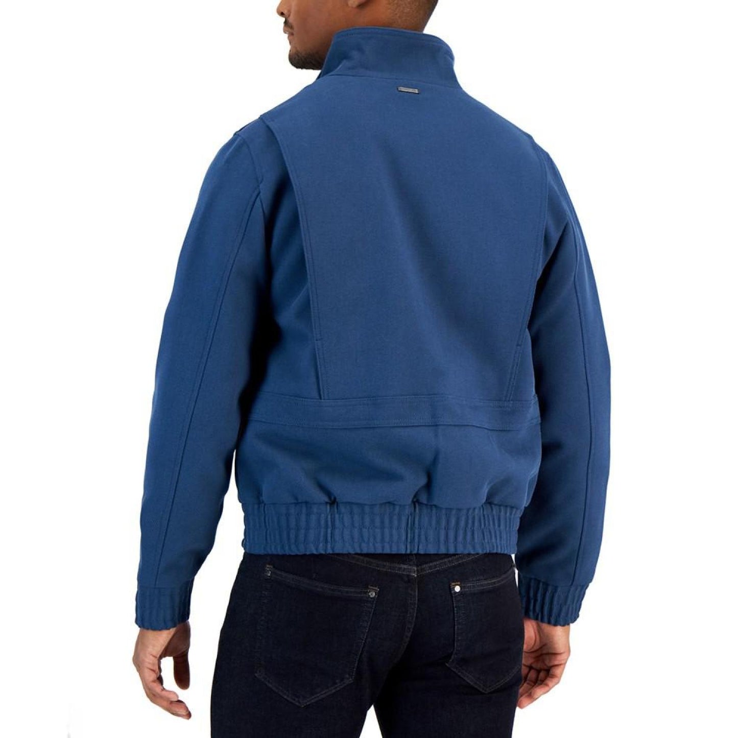 Men's Barracuda Zip-Front Twill Bomber Jacket