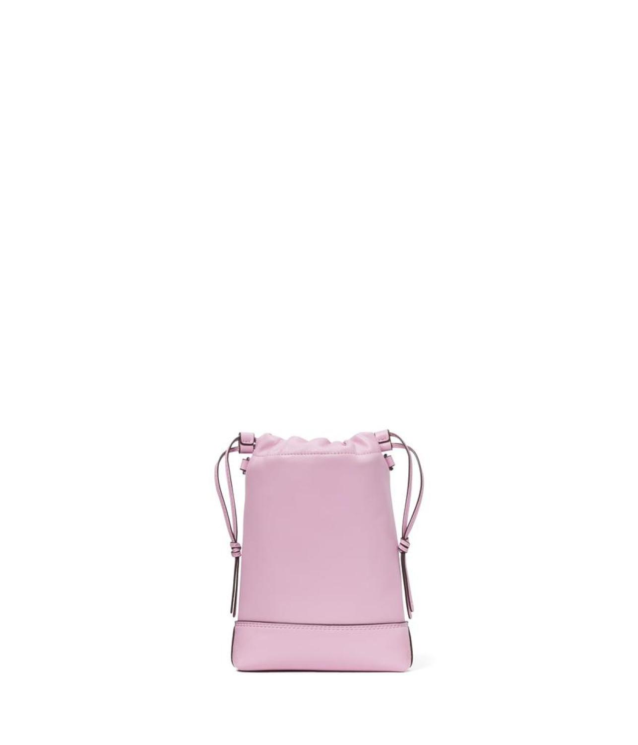 Eva Smooth Nappa Leather Bucket Phone Crossbody