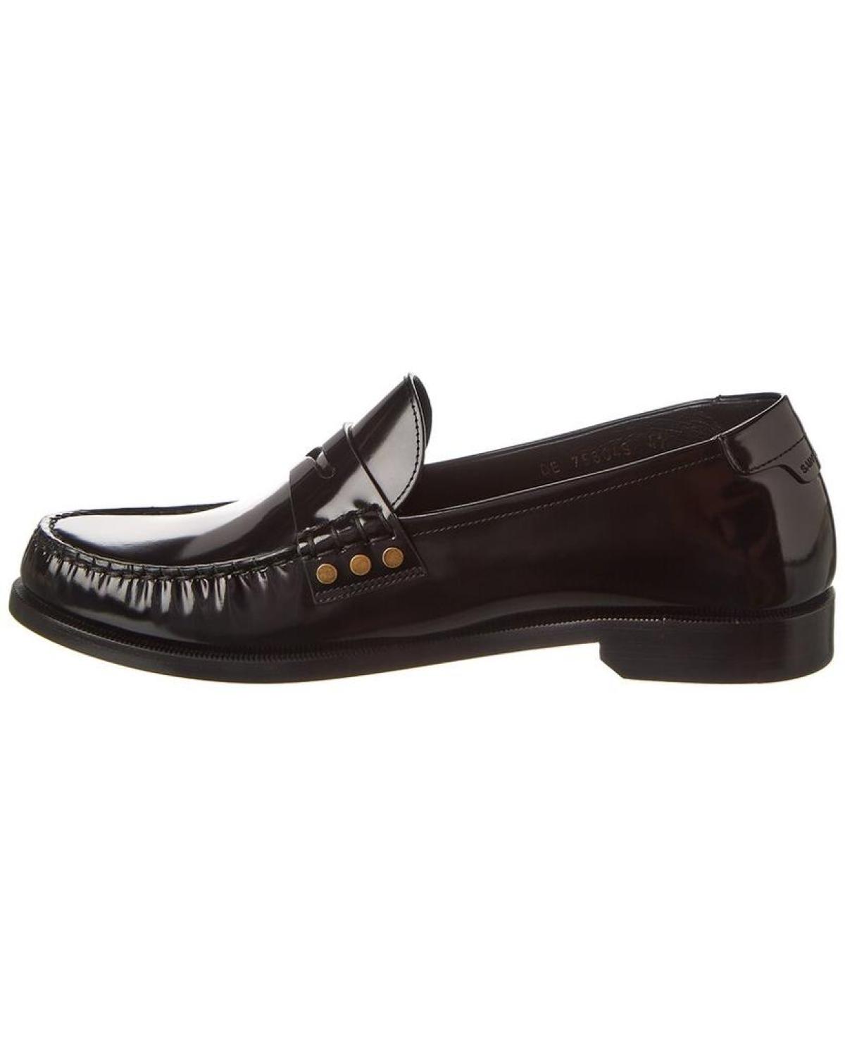 Saint Laurent Leather Loafer