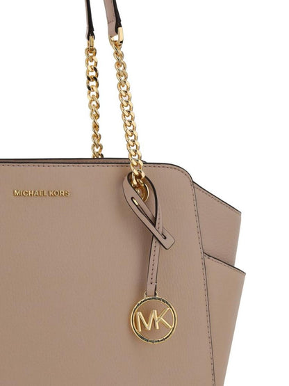 Michael Michael Kors Jacquelyn Logo Charm Medium Tote Bag