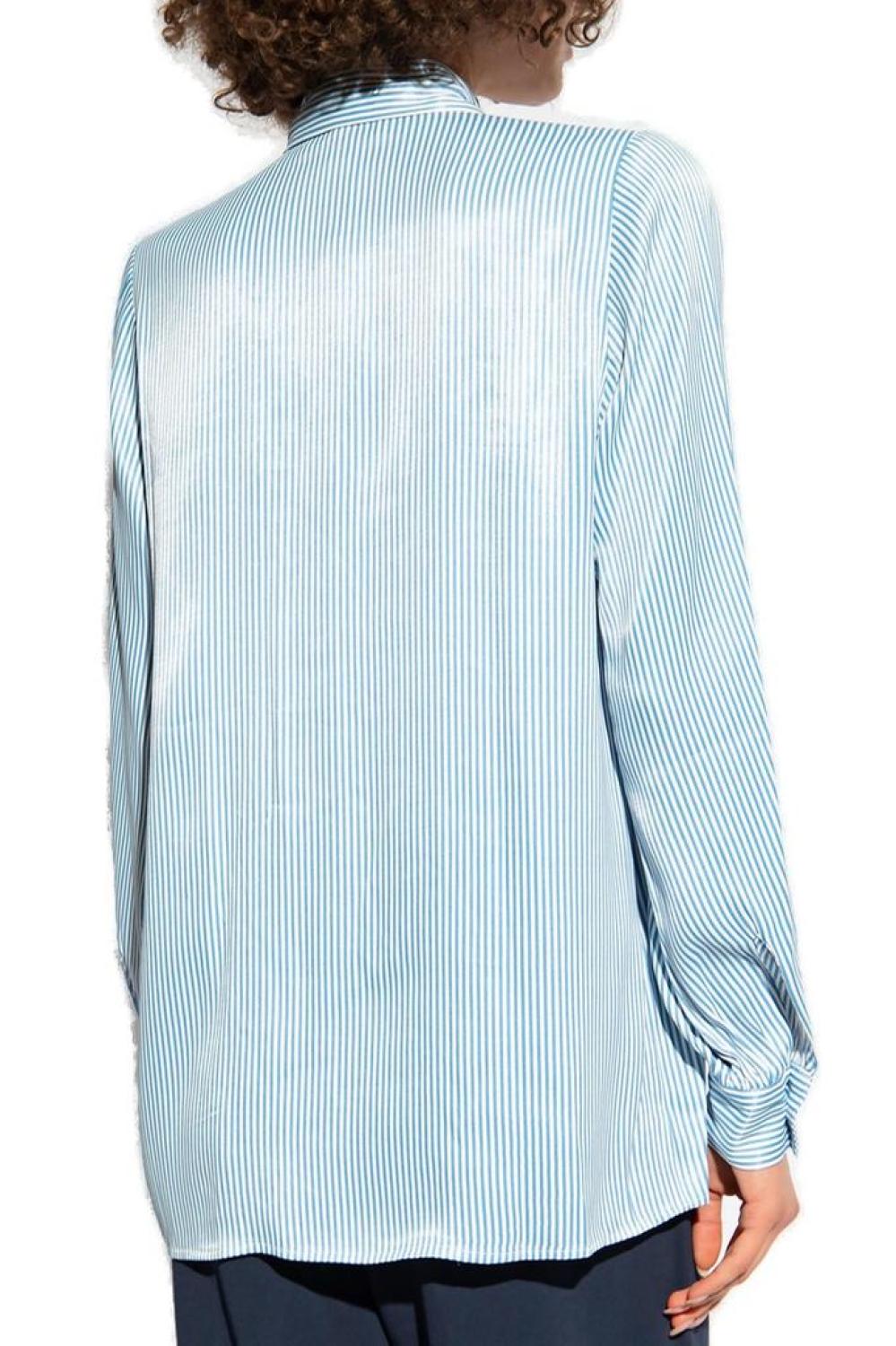 Michael Michael Kors Striped Drawstring Shirt