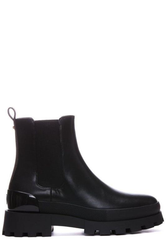 Michael Michael Kors Logo Embossed Chelsea Boots