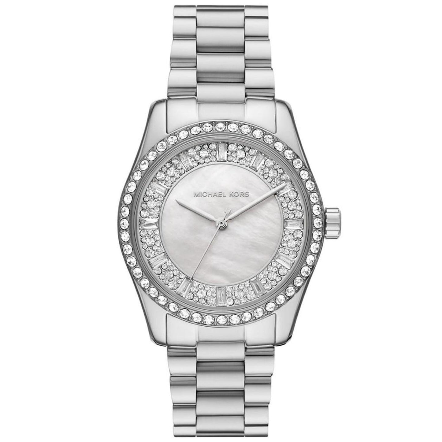 Women's Lexington Three-Hand Silver-Tone Stainless Steel Watch 38mm