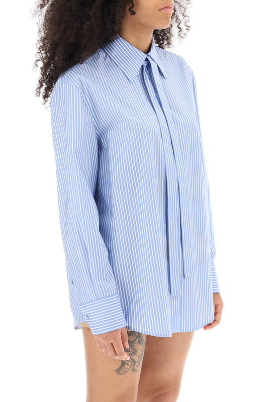 Valentino garavani striped poplin shirt