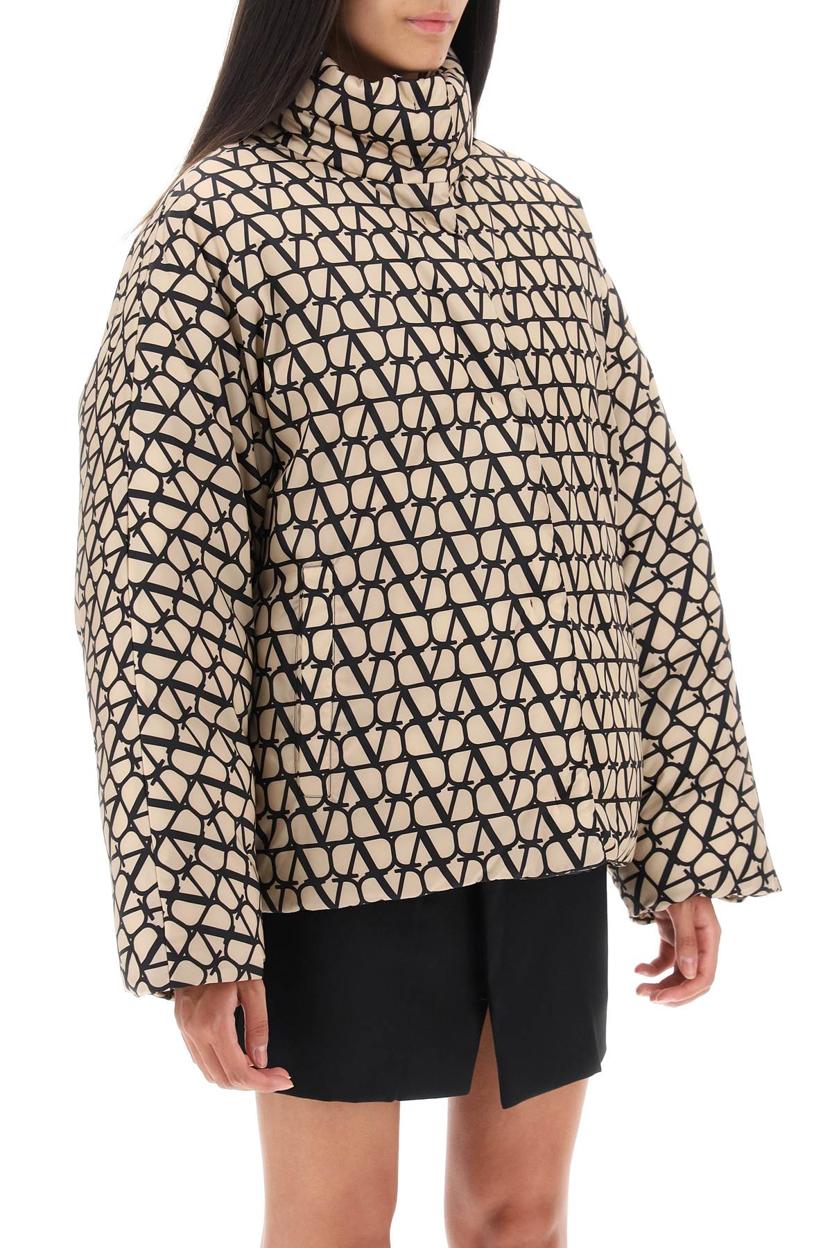 Valentino garavani toile iconographe oversized puffer jacket