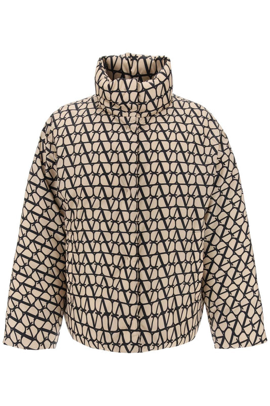 Valentino garavani toile iconographe oversized puffer jacket