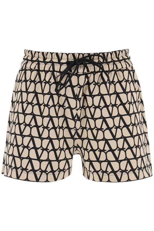 Valentino garavani toile iconographe jersey shorts